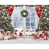 ファブリック 4x5フィート クリスマス背景幕 ツリー 冬 吊り下げ Amazon | クリスマス背景幕 10x8フィート クリスマスウィンドウ